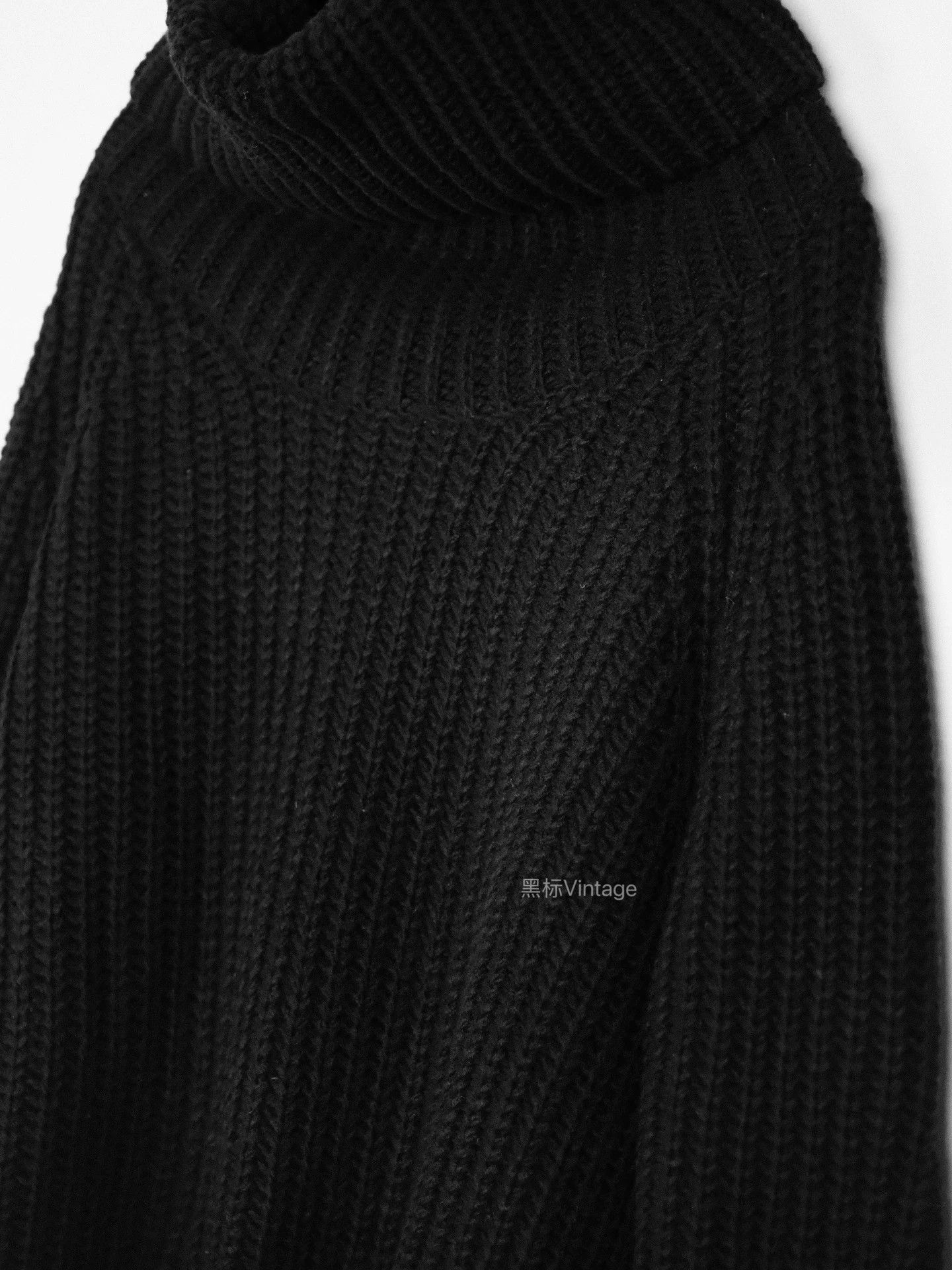 Yohji Yamamoto Yohji Yamamoto 18AW Vtg Thick Turt Cuffed Sweater Wmn Size US M / EU 48-50 / 2 - 6 Thumbnail