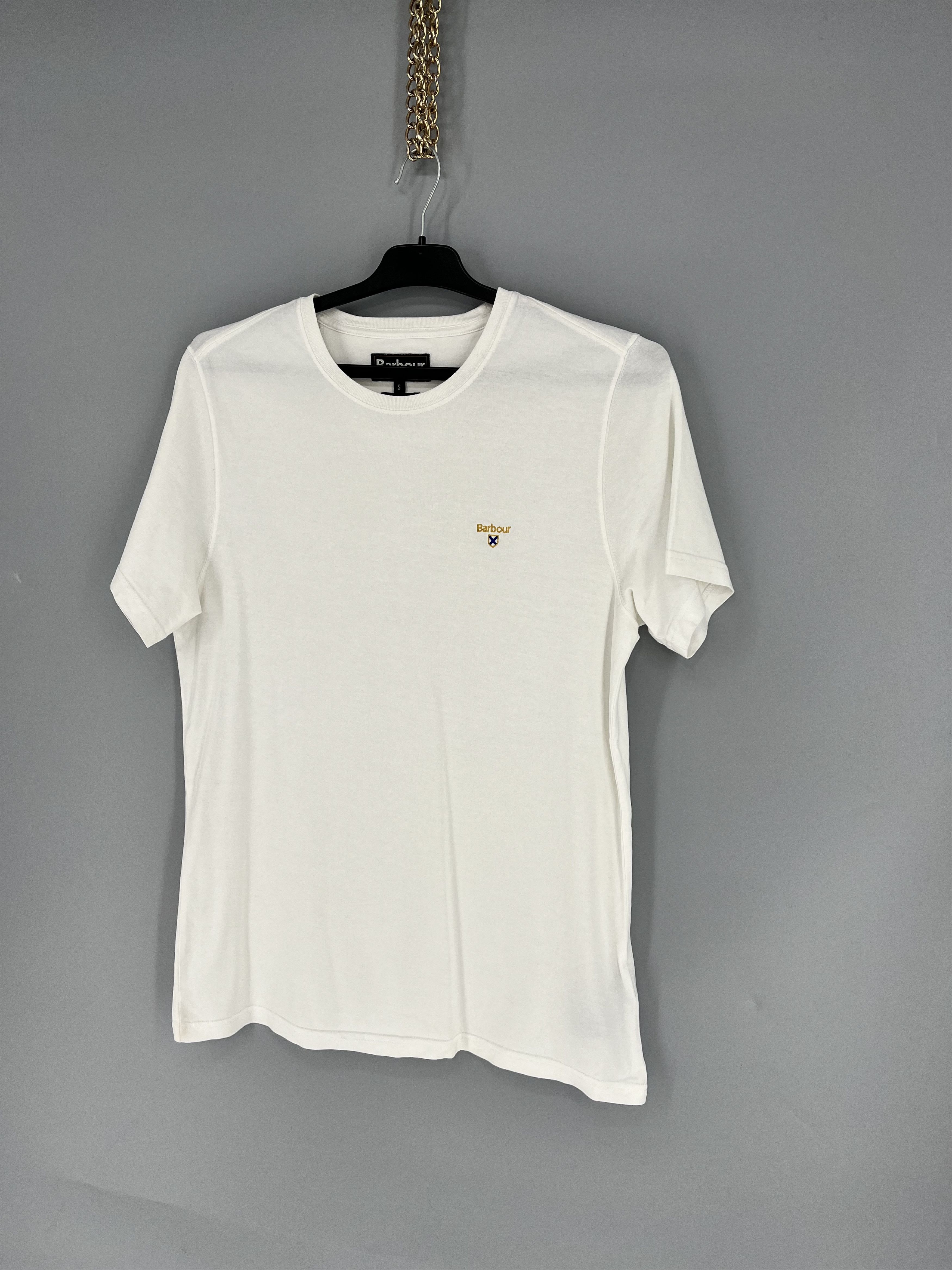 Barbour VINTAGE Mens Barbour Mini Logo T-Shirt Size S Size US S / EU 44-46 / 1 - 3 Thumbnail