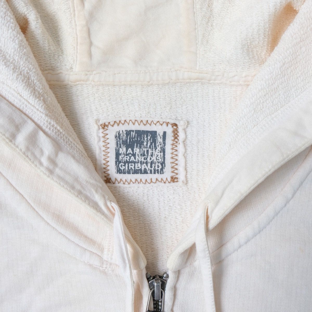 Marithe + Francois Girbaud 2000s Marithe Francois Girbaud cut & sew zip up hoddie Size US L / EU 52-54 / 3 - 4 Thumbnail