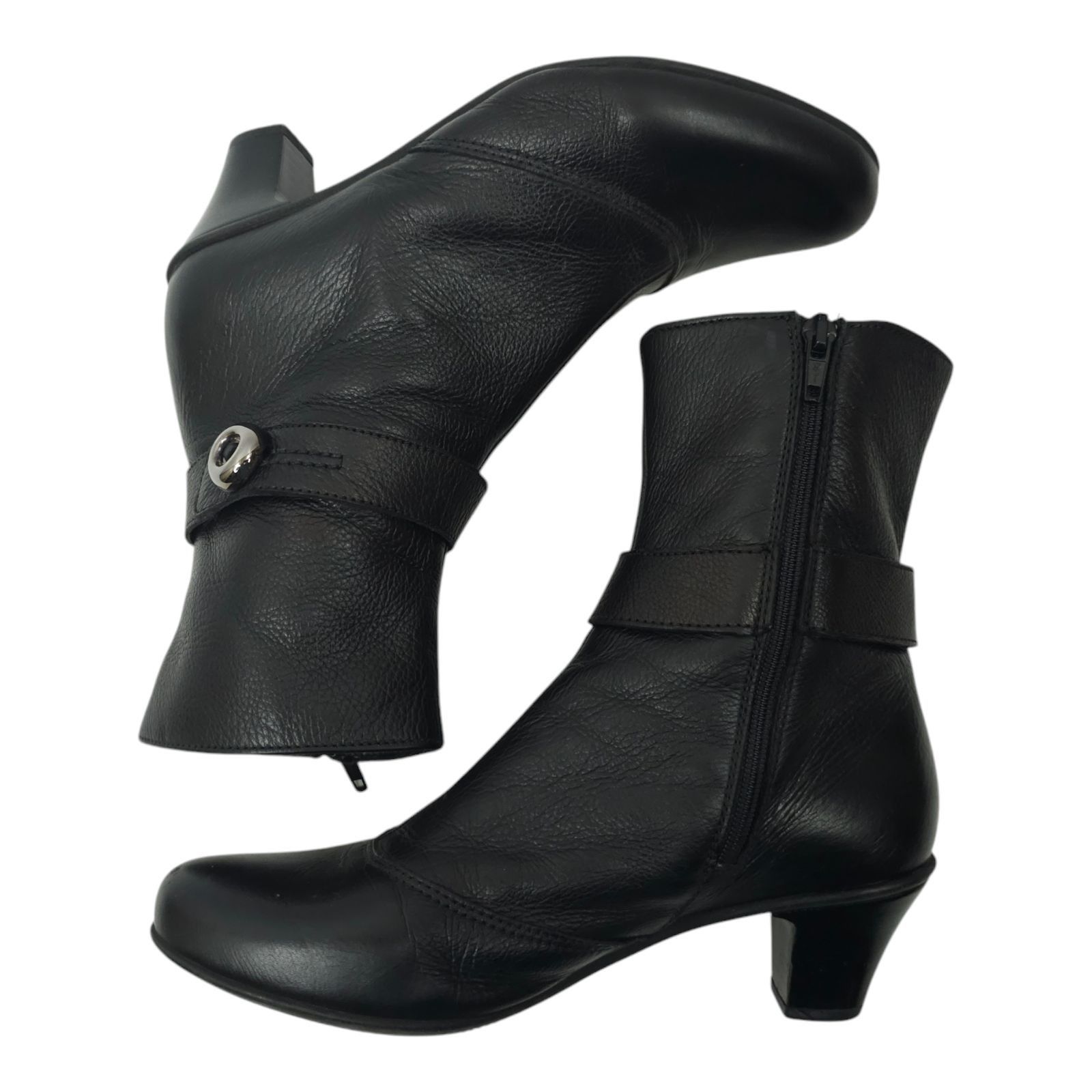 Other La Canadienne Ankle Boot Womens Size 7.5 M Side Zip Black Size US 7.5 / IT 37.5 - 5 Thumbnail