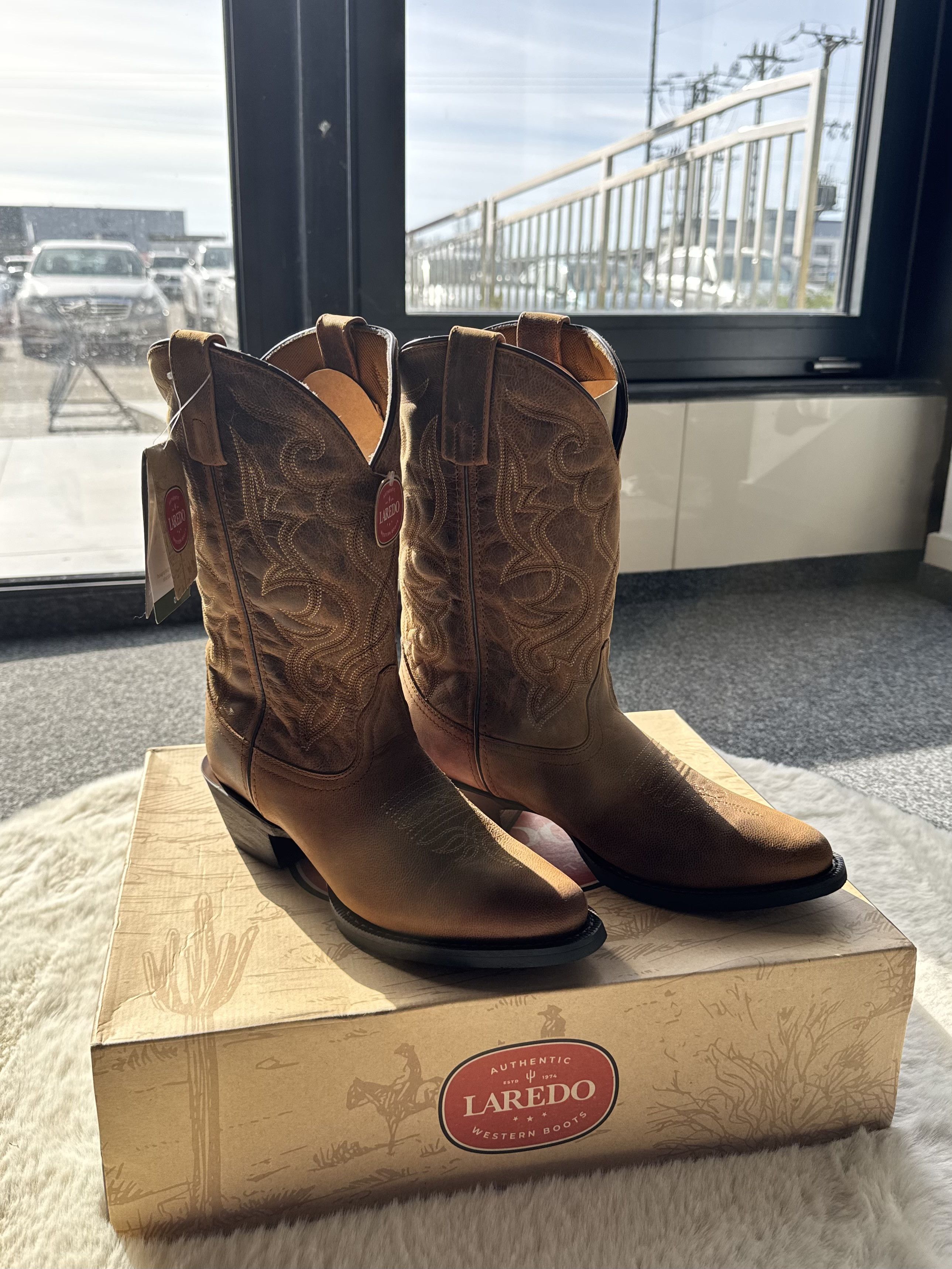 Other Laredo brown leather cowboy boots 40 Size US 9 / IT 39 - 7 Thumbnail