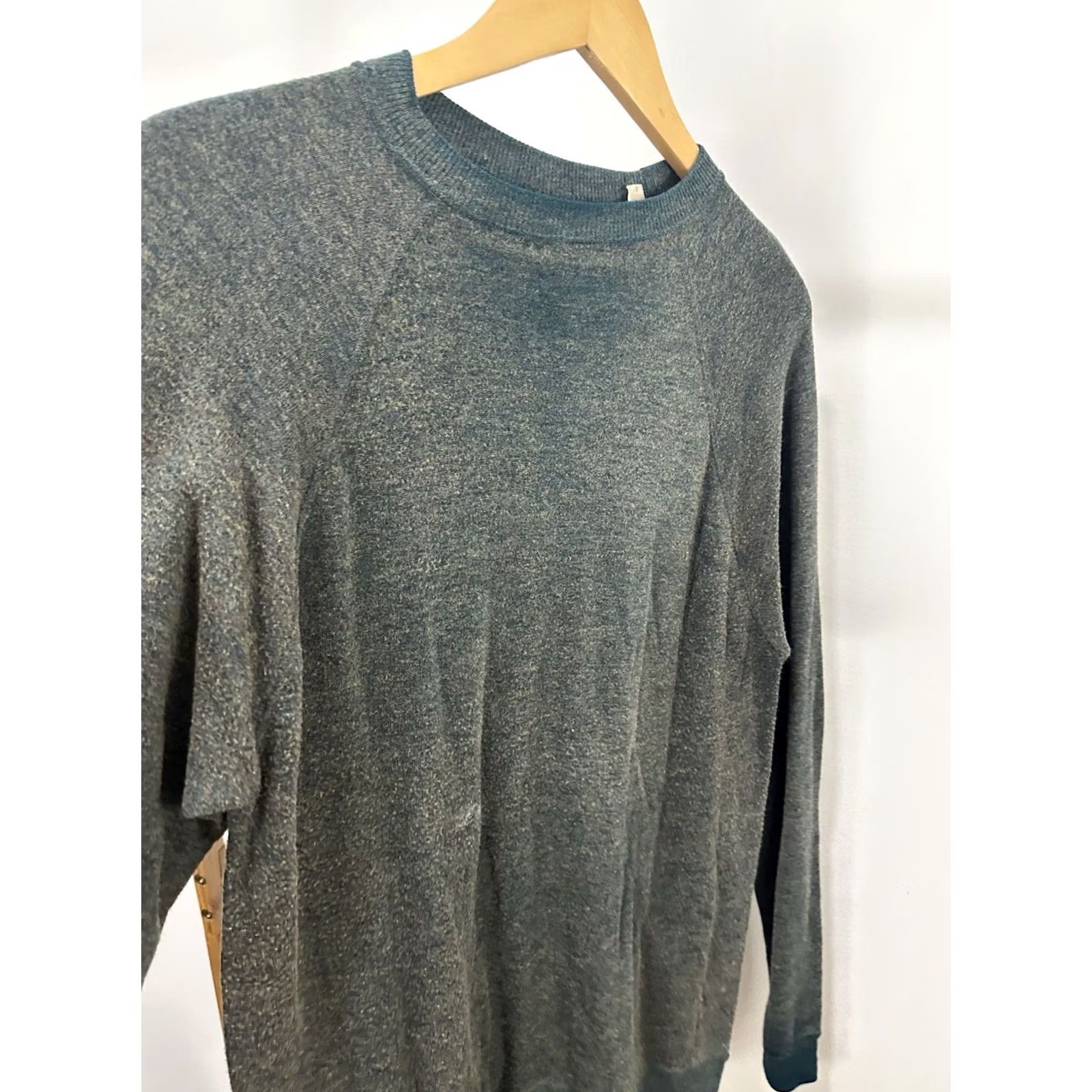Hanes VTG Hanes Gradient Sun Faded Raglan Teal Sweatshirt L Men Cute Vintage 60s 70s 90s? Size US L / EU 52-54 / 3 - 4 Thumbnail