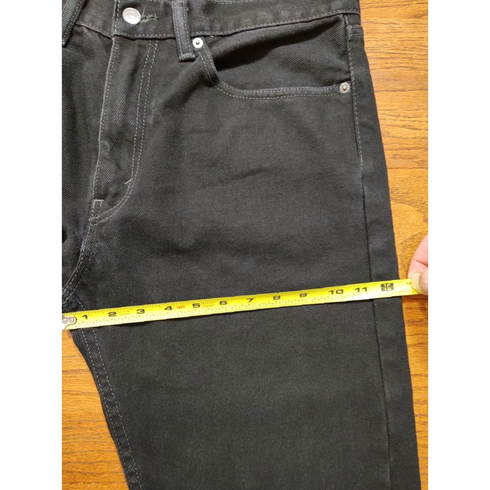 Levi's Levis Jeans 34x34 Black 505 Regular Straight Dark Wash Denim Western Cowboy Mens Shoes? Size US 34 / EU 50 - 7 Thumbnail
