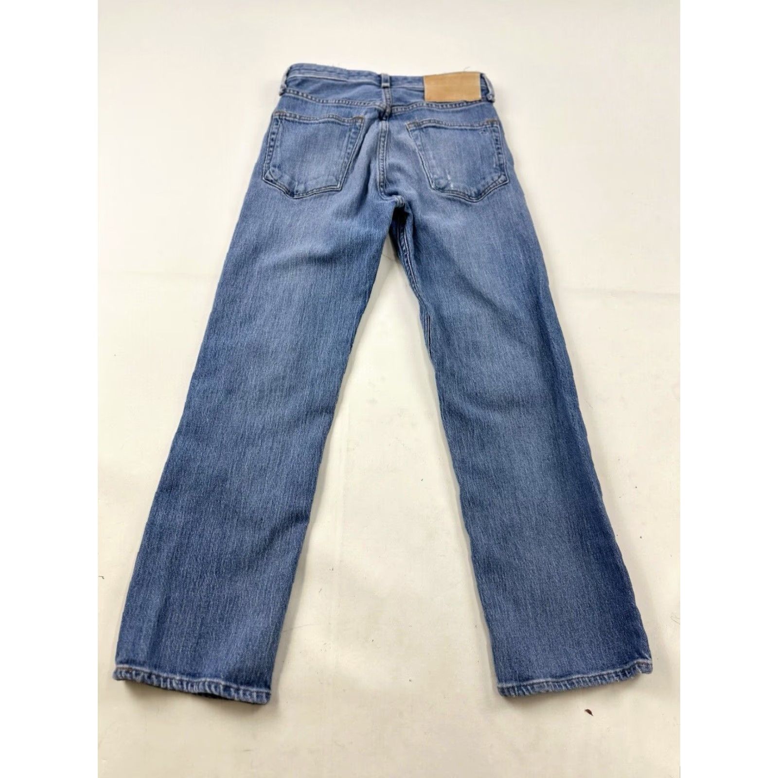 Rag & Bone VINTAGE Rag & Bone Women’s Jeans 24 High Rise Straight Ankle Patchwork Denim Blue 2010s Size 42" / US 20 - 2 Thumbnail