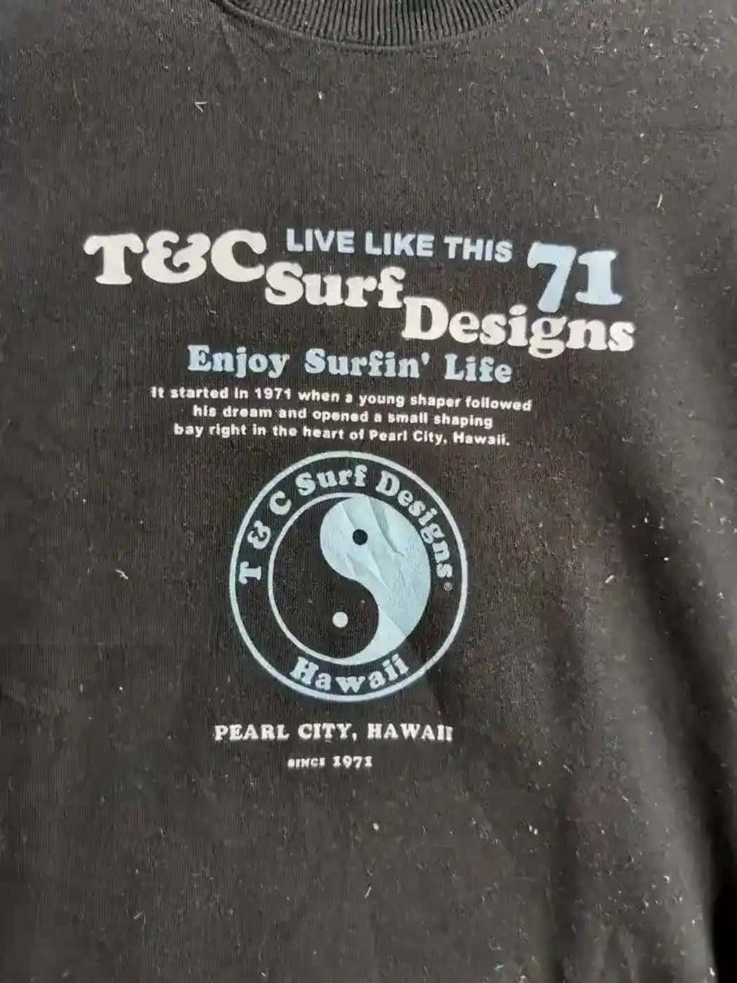 Vintage Vintage T&C Surf Design Hawaii Sweatshirt Size US L / EU 52-54 / 3 - 2 Thumbnail