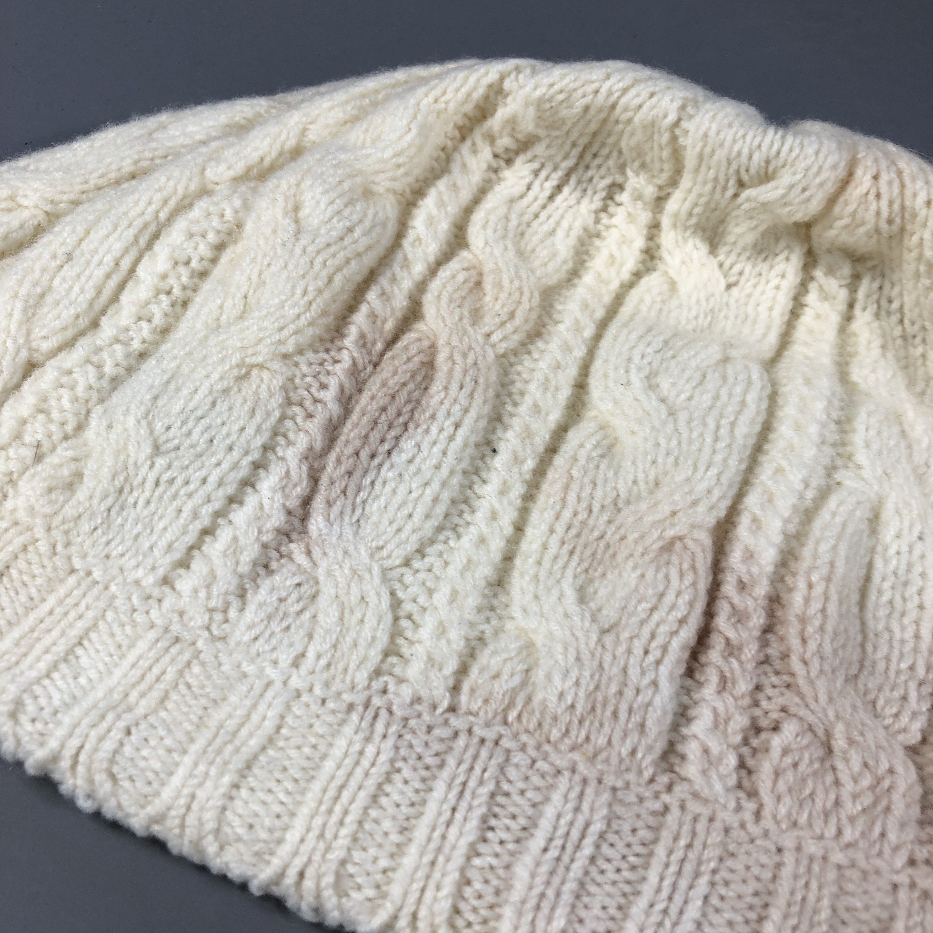 Burberry Burberry Cable Knit Mushroom Beanie Snowcap Snow Hat B927 Size ONE SIZE - 10 Thumbnail