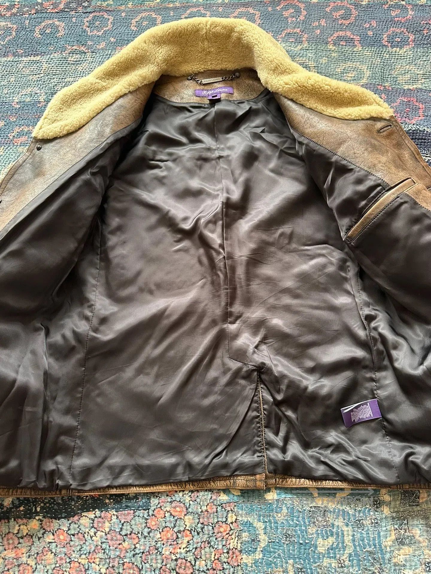 Ralph Lauren Purple Label Ralph Lauren RRL Purple Label Leather Jacket. Size US M / EU 48-50 / 2 - 5 Thumbnail