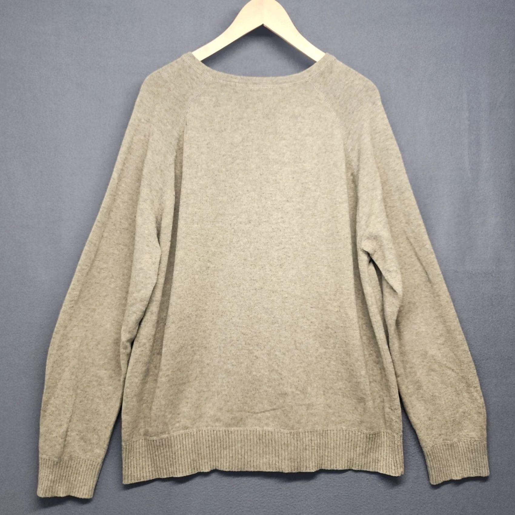 Gap VINTAGE Gap Sweater Mens XL Cotton Wool Blend V Neck Green Heathered Preppy Mens Size US XL / EU 56 / 4 - 2 Thumbnail