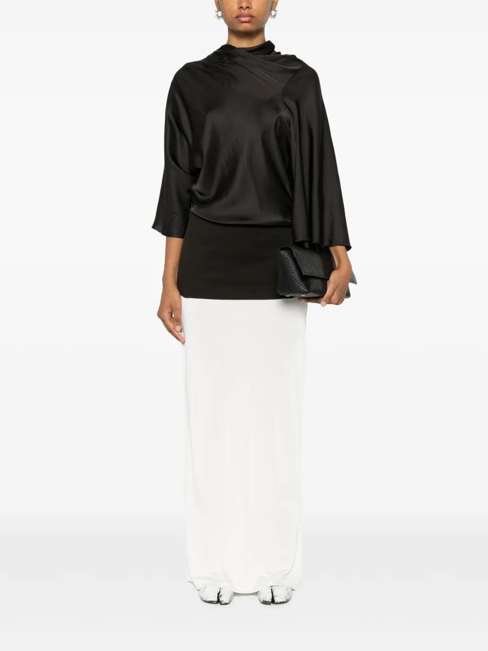 Rick Owens o1y0126 Blouse in Black Size XS / US 0-2 / IT 36-38 - 5 Thumbnail