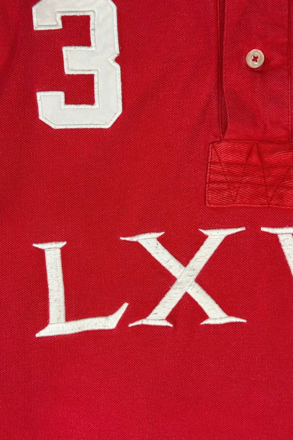 Polo Ralph Lauren Polo RL Big Pony Rugby Shirt LXVII Red Custom Fit Size L Size US M / EU 48-50 / 2 - 7 Thumbnail