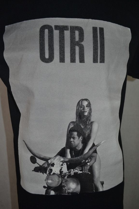 Beyonce × Jay-Z × Vintage OTR II On the Run II Tour tee Jay-z Beyonce M Size US M / EU 48-50 / 2 - 10 Thumbnail