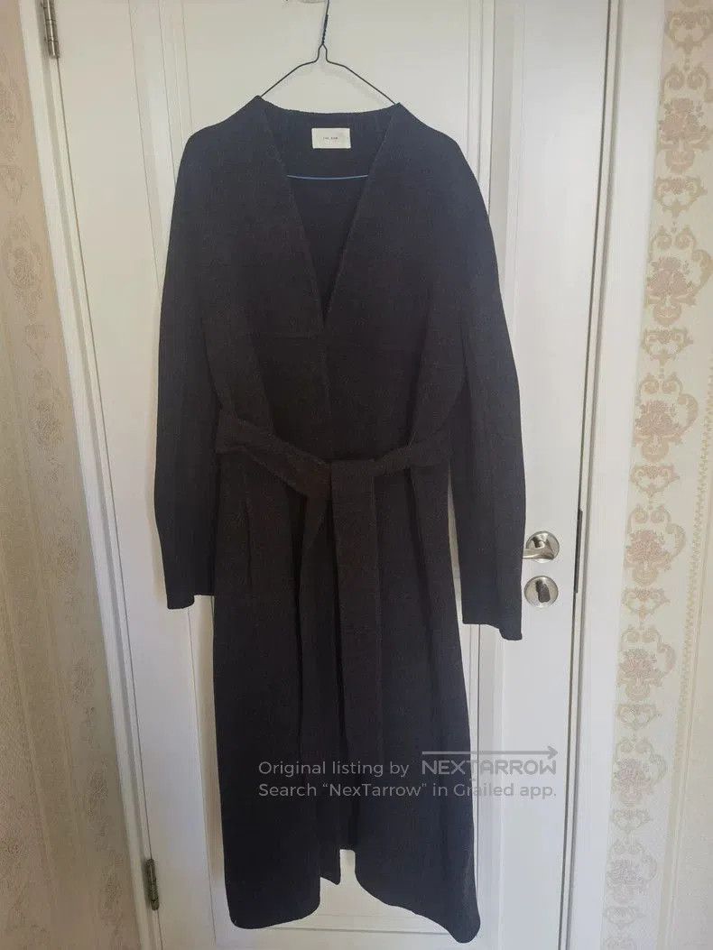 The Row THE ROW Gray Oversized Coat. Size US L / EU 52-54 / 3 - 1 Thumbnail