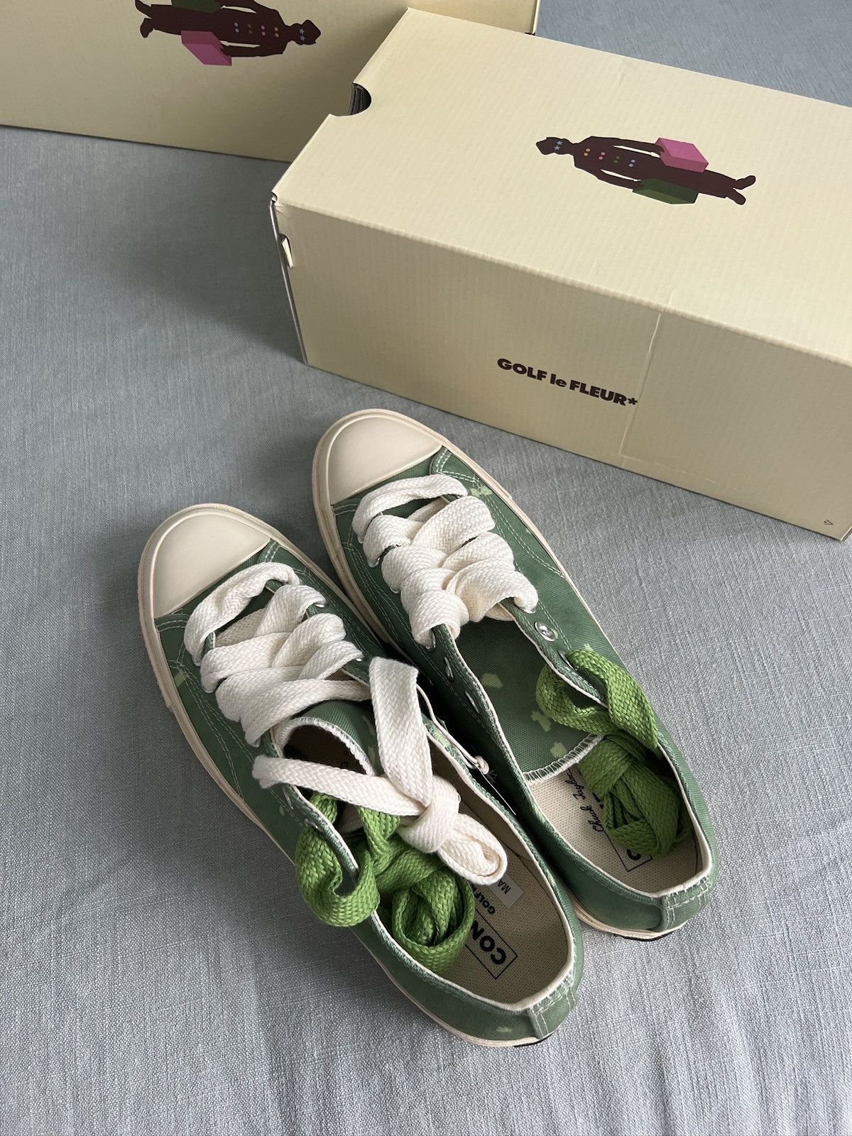 Converse × Golf le Fleur Digi-Camo Green le FLEUR* x Converse Size US 9.5 / EU 42-43 - 3 Thumbnail