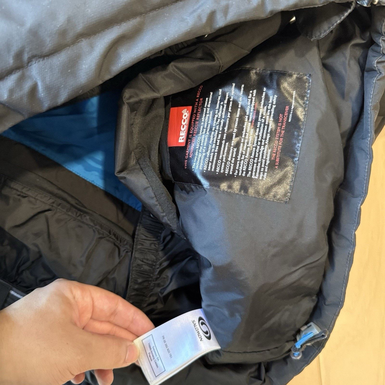 Salomon Salomon Clima Pro Storm Jacket Black Full Zip Puffer Winter Size US XL / EU 56 / 4 - 9 Thumbnail