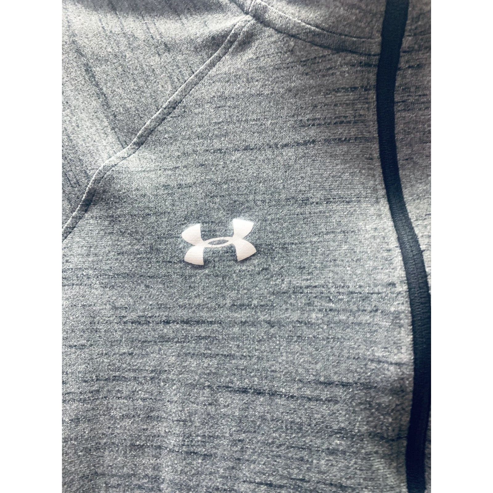 Under Armour Womens Under Armour Loose Heat Gear 1/4 Zip Pullover Heather Grey Size Small Size S / US 4 / IT 40 - 2 Thumbnail