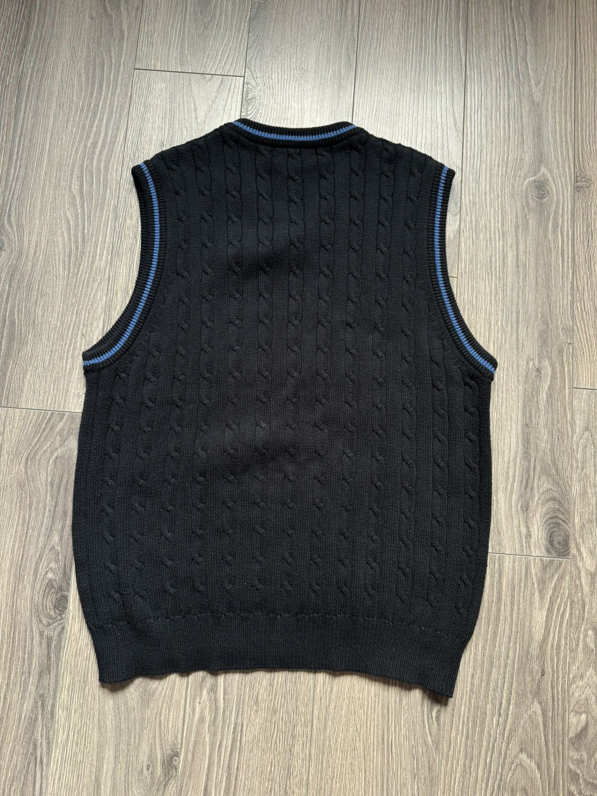 Yves Saint Laurent Yves Saint Laurent Cable- Knitted Vest L Size US L / EU 52-54 / 3 - 3 Thumbnail