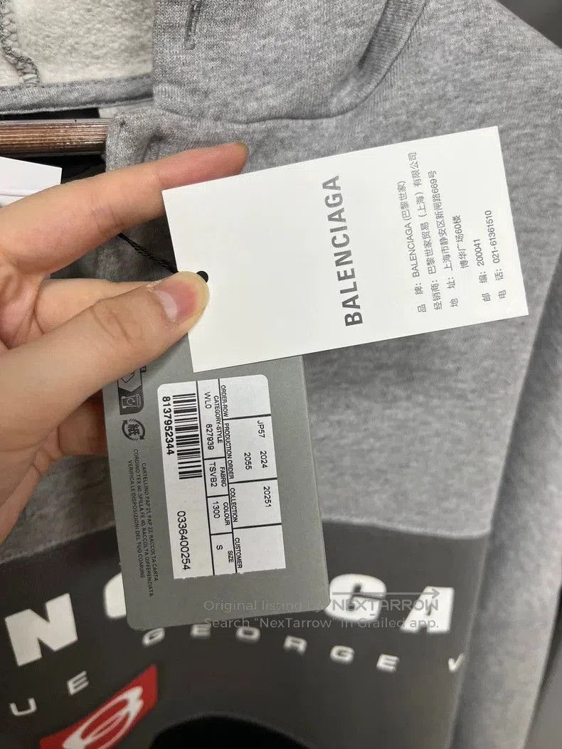 Balenciaga Balenciaga Colorblock Hooded Sweatshirt. Size US S / EU 44-46 / 1 - 4 Thumbnail