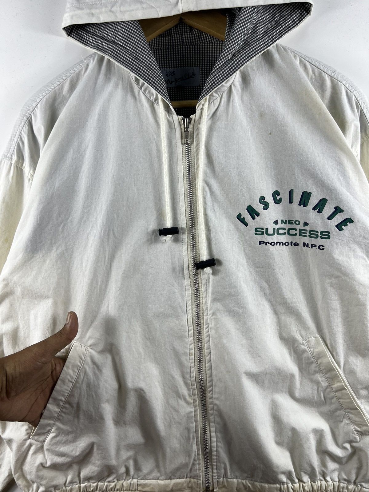 Japanese Brand NEWPORT CLUB PROMISING STUDIO BOMBER BIG LOGO - M Size US M / EU 48-50 / 2 - 5 Thumbnail