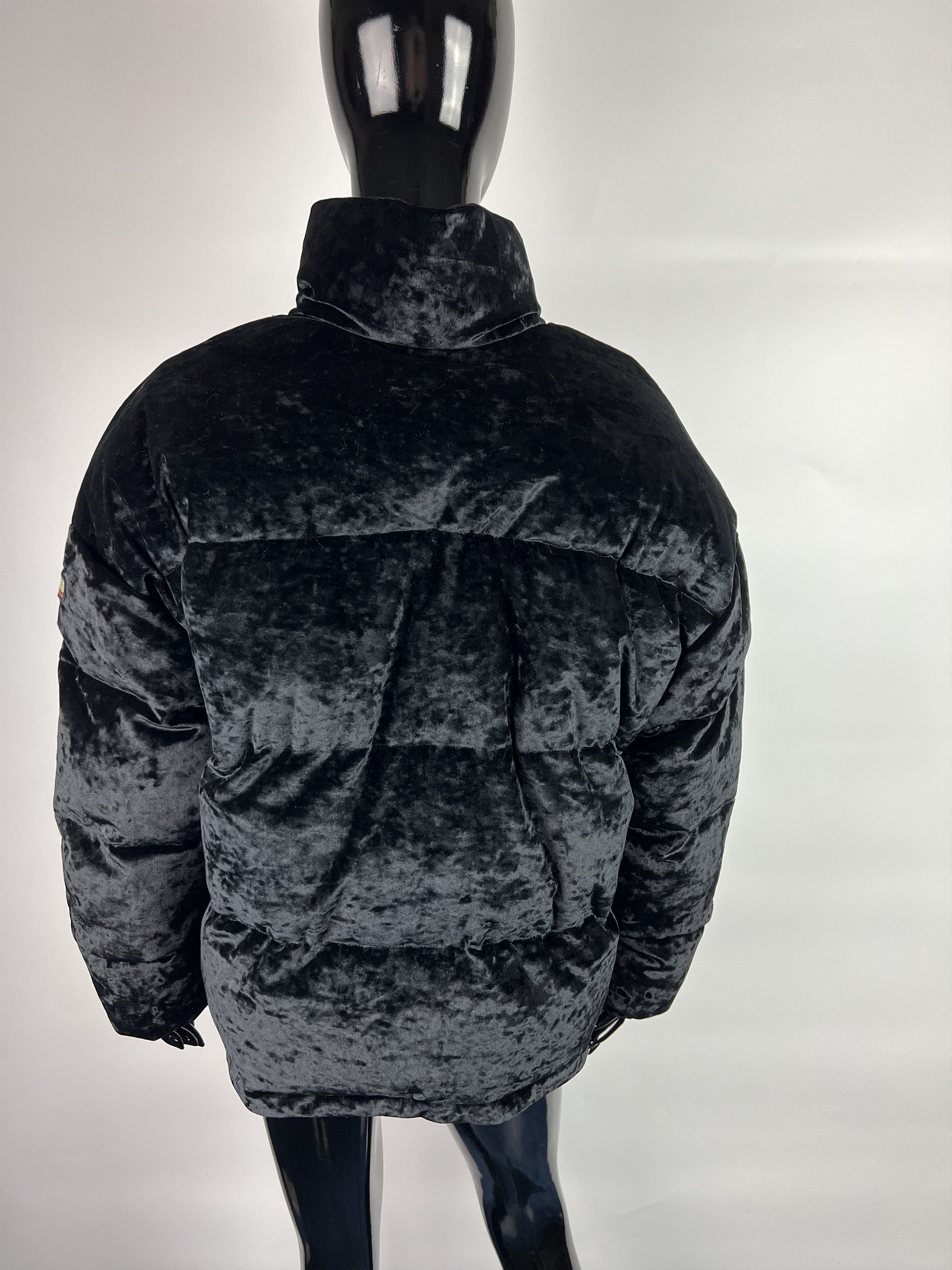 Napapijri NWT Napapijri Women's Black Velour Winter Jacket Size M Size M / US 6-8 / IT 42-44 - 4 Thumbnail