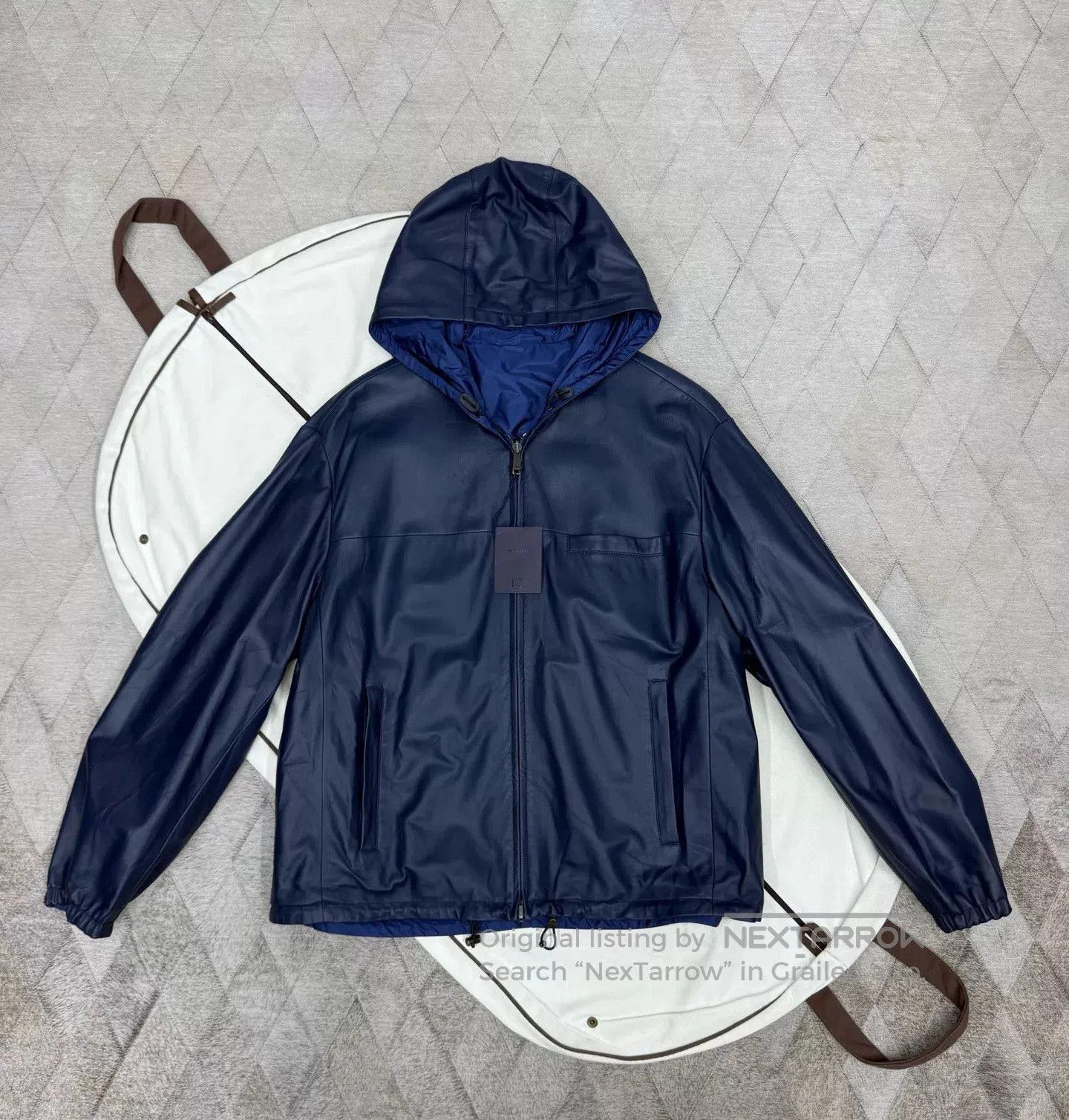 Prada Prada New Leather Jacket Autumn Winter. Size US L / EU 52-54 / 3 - 1 Thumbnail