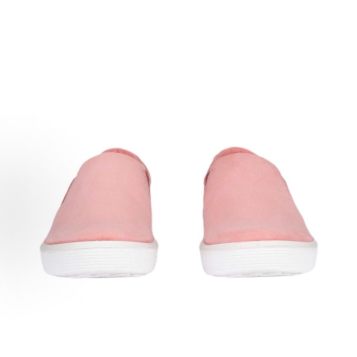 Ecco ECCO WOMEN'S 40 SOFT 60 PINK WHITE SLIP ON SNEAKER NIB Size US 9 / IT 39 - 4 Thumbnail