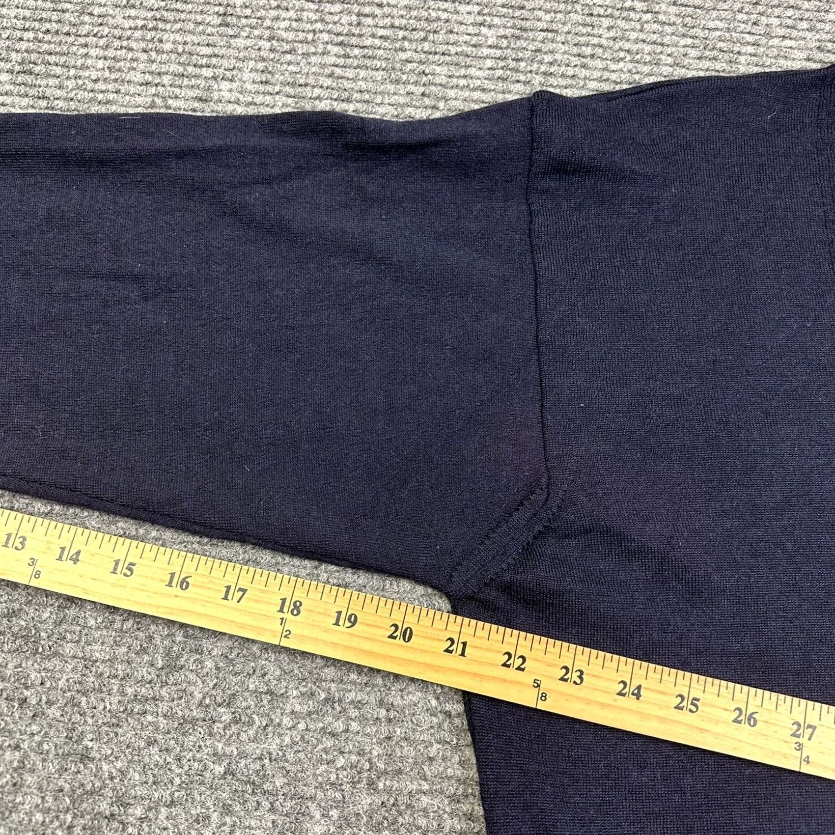Vintage Cellinni Sweater Mens L Navy Blue Mario Stylish Soft Wool Made Italy Size US L / EU 52-54 / 3 - 7 Thumbnail