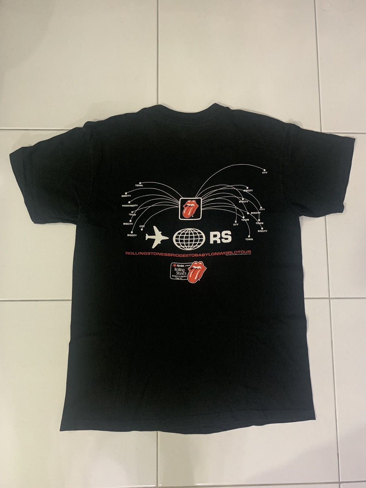 Band Tees × The Rolling Stones × Vintage Vintage Rolling Stone T Shirt World Tour 1997 Size US L / EU 52-54 / 3 - 12 Thumbnail