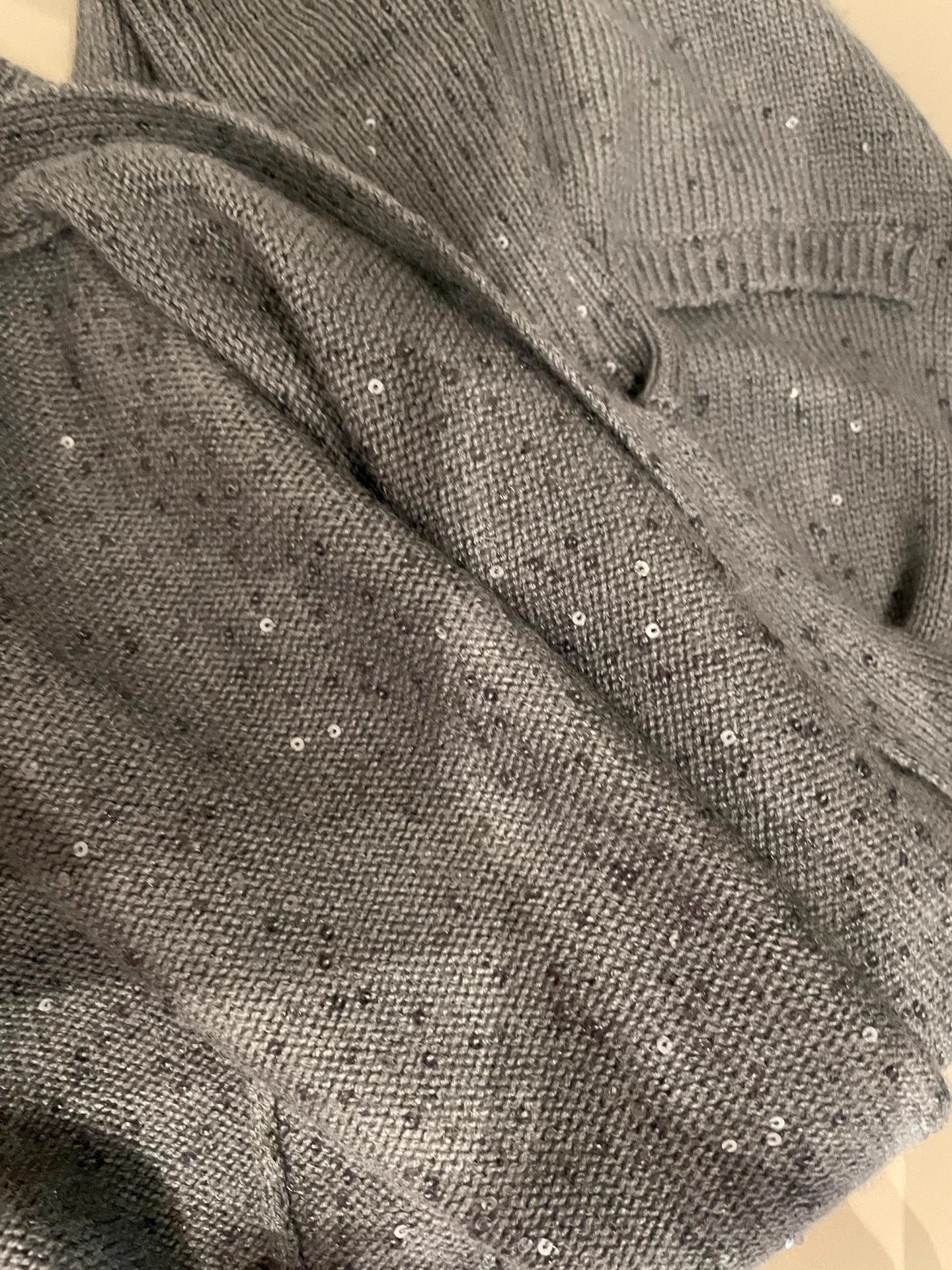 Brunello Cucinelli Brunello Cucinelli BC deep gray cashmere cardigan S/M Size S / US 4 / IT 40 - 8 Thumbnail