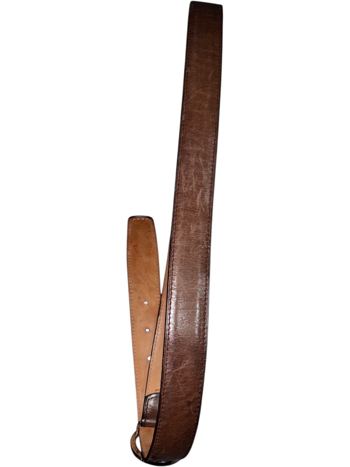 Loewe 34-36-38 Loewe Leather Belt logo buckle archive vintage y2k Size 36 - 8 Thumbnail