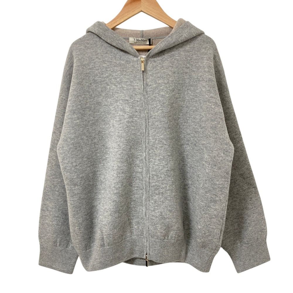 Max Mara Max Mara S Max Mara KURT Wool Cashmere Hoodie Zip Up Parka Textile Sweatshirts & Hoodies 2529346033 DUTY FREE for USA Size ONE SIZE - 1 Thumbnail