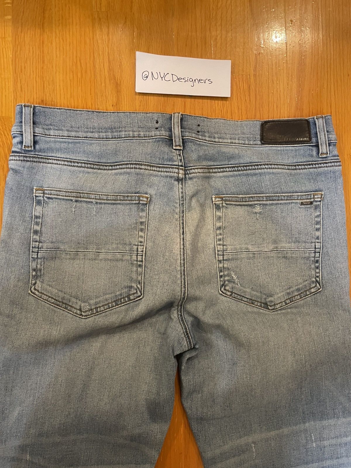 Amiri Amiri Plain Distressed Jeans Size US 38 / EU 54 - 7 Thumbnail