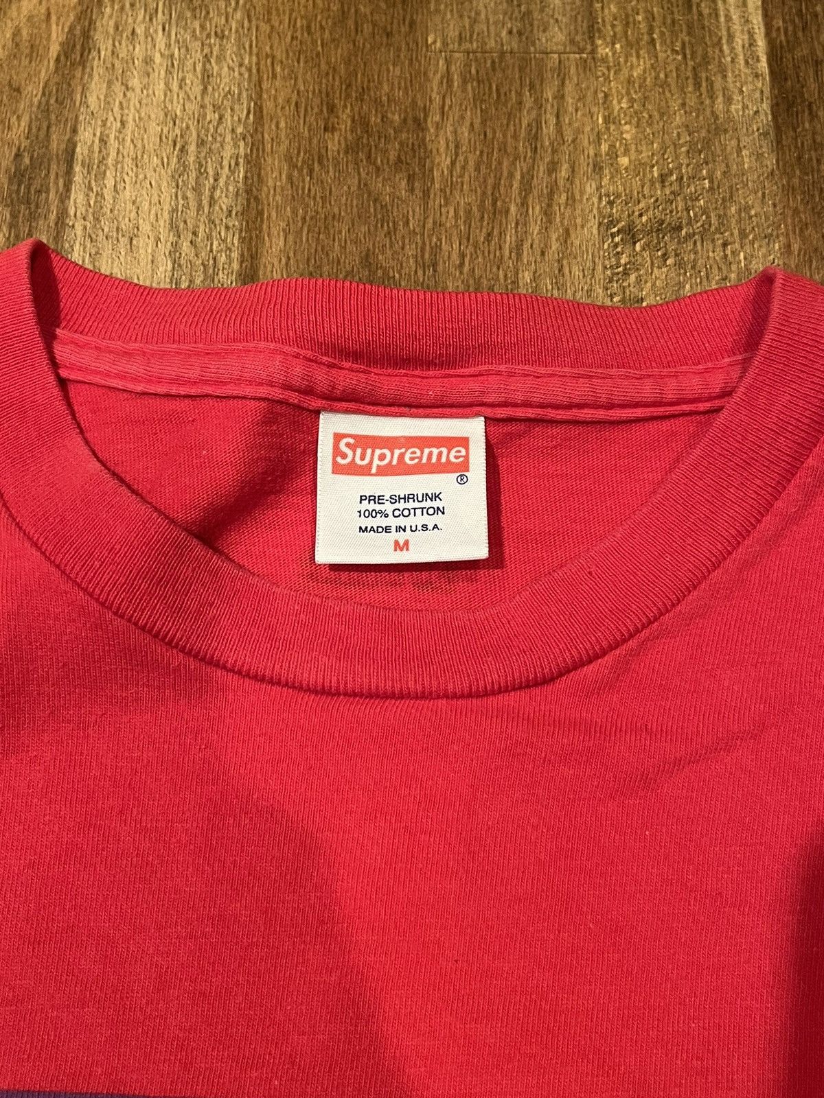 Supreme Supreme Origin Tee Red Medium S/S 12 | Grailed