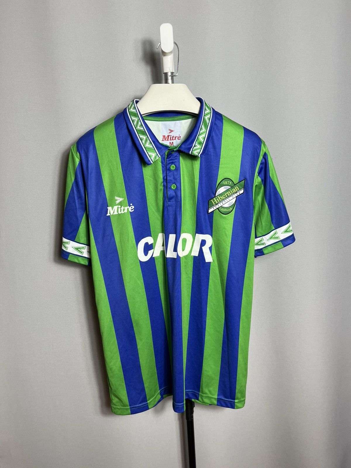 Other Mitre 1994 1996 Hibernian Away Shirt Replica soccer jersey Size US M / EU 48-50 / 2 - 1 Thumbnail