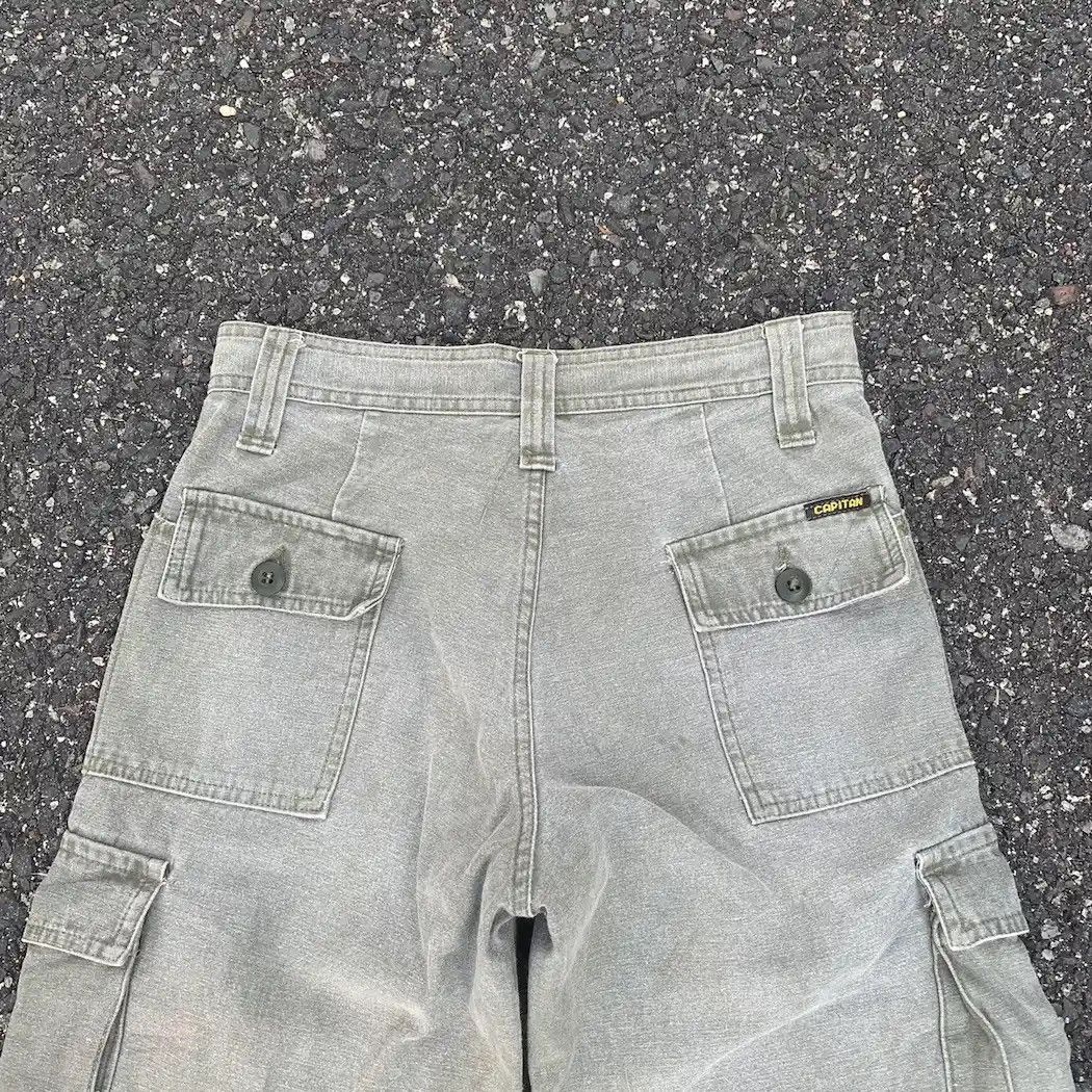 Japanese Brand VINTAGE CAPITAN TROUSERS DUCK CANVAS UTILITY FADED CARGO W27 Size US 27 - 8 Thumbnail