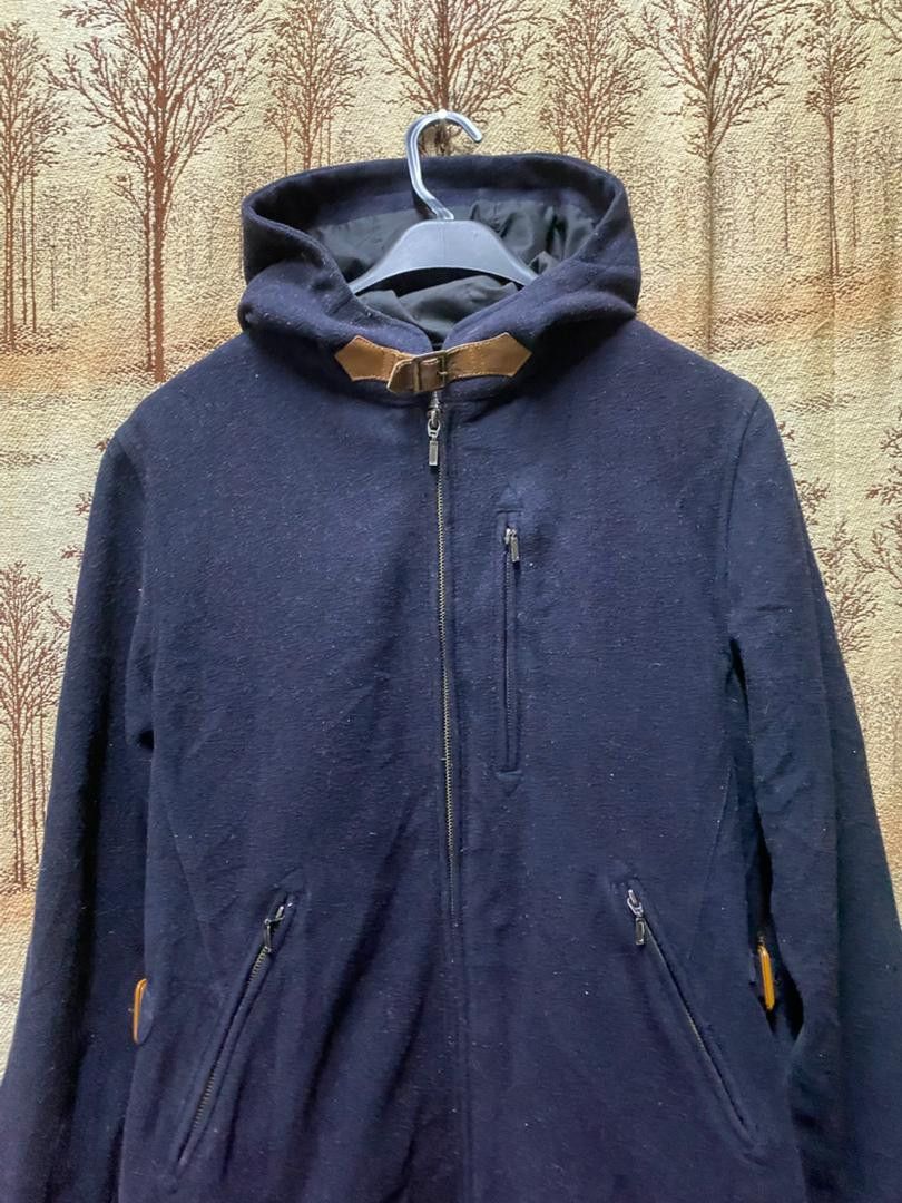 Japanese Brand Simplicite Plus Wool Hoodie Zip up Jacket Size US M / EU 48-50 / 2 - 4 Thumbnail