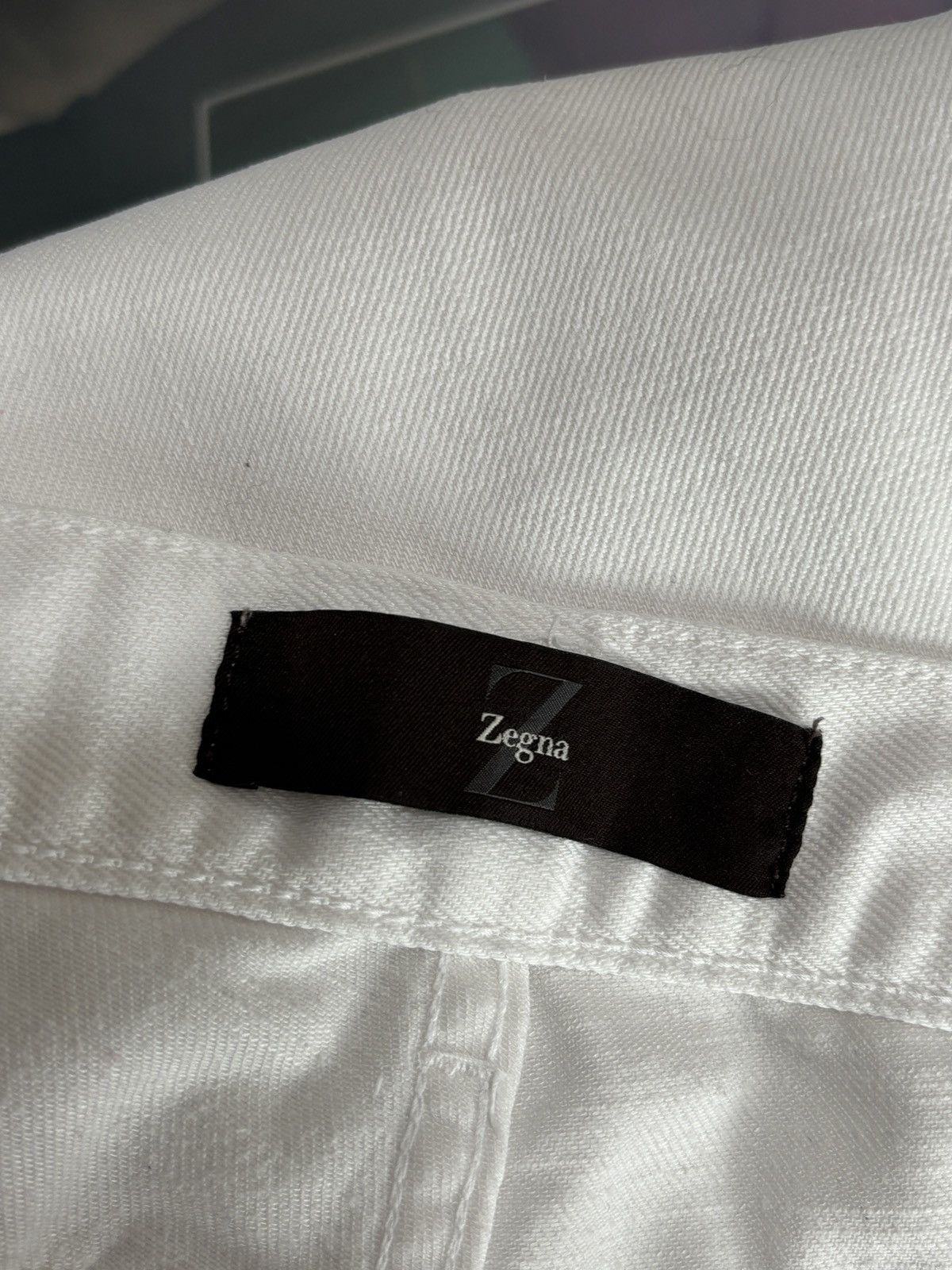 Z Zegna Z Zegna Vintage White Straight Pants Size US 32 / EU 48 - 9 Thumbnail