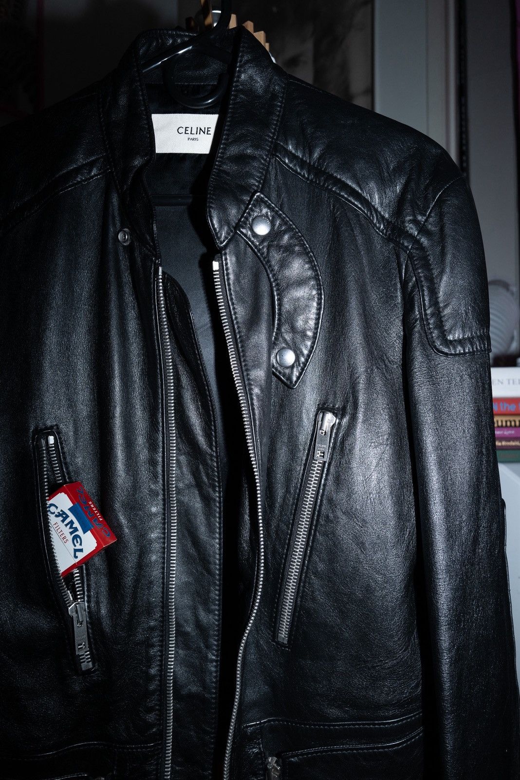 Hedi Slimane Celine 19AW Hedi Slimane Runway Cafe Racer Leather Jacket Size US M / EU 48-50 / 2 - 6 Thumbnail