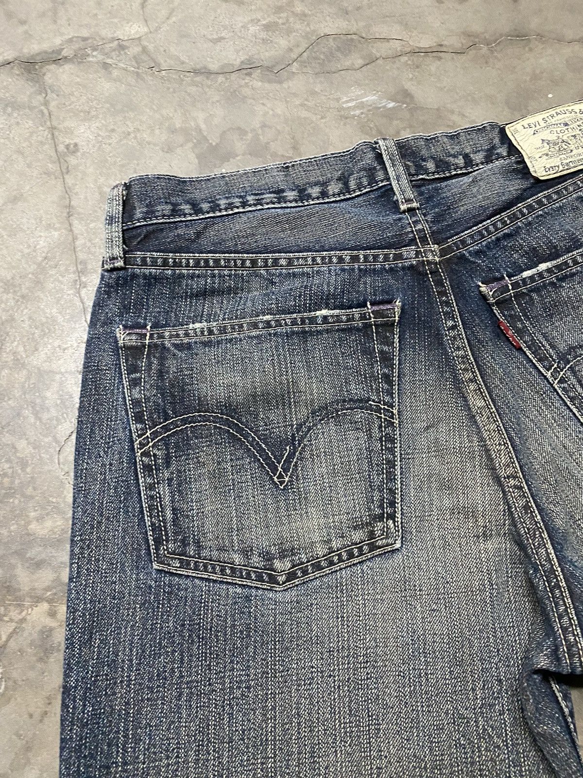 Levi's × Vintage Baggy Jeans Vintage Levis 502 Distressed Rusty Denim Size US 31 - 16 Thumbnail