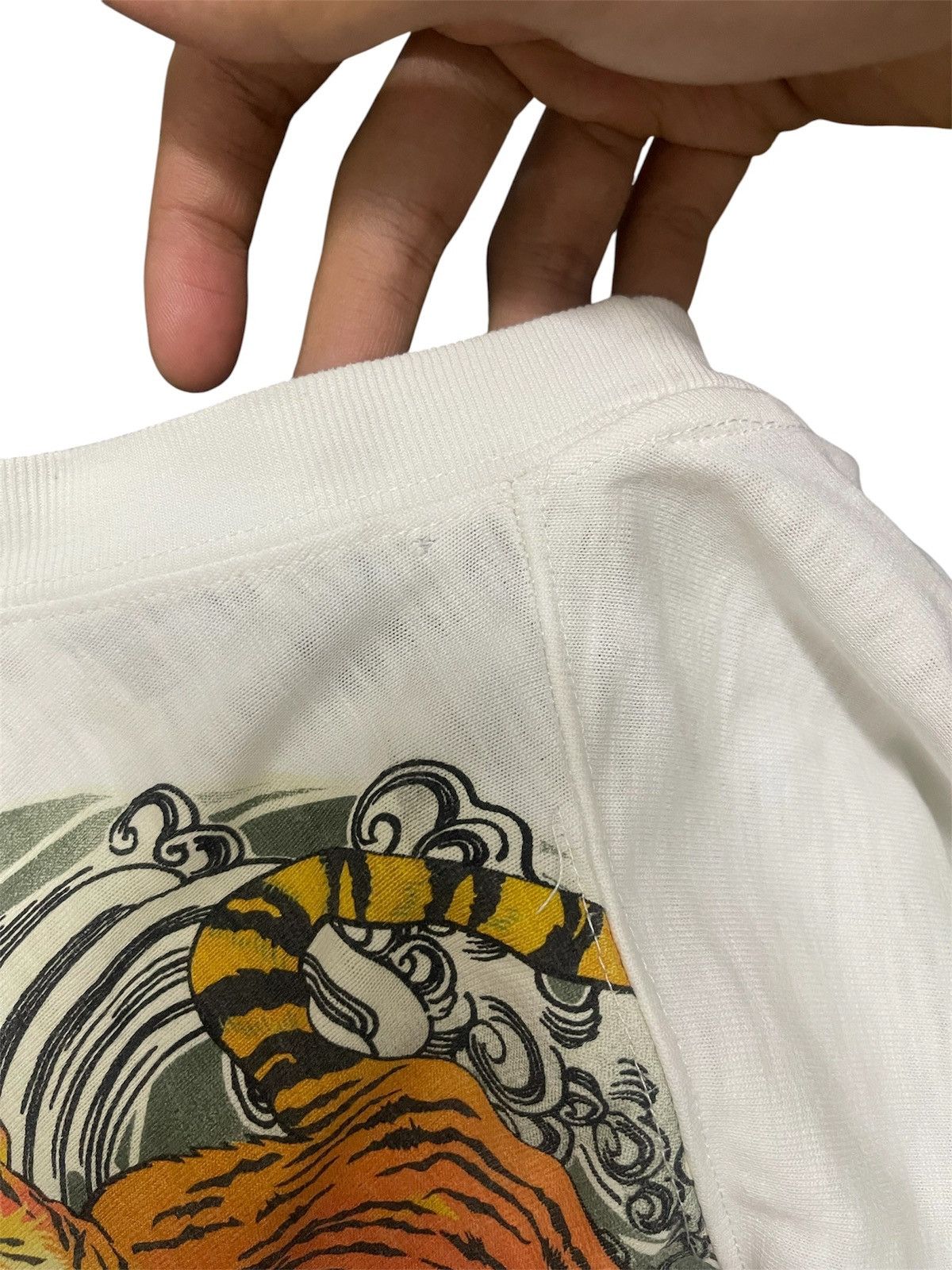 Karakuri Tamashii Y2K Karakuri Tamashii Dragon VS Tiger Overprint Sukajan Tee Size US L / EU 52-54 / 3 - 11 Thumbnail