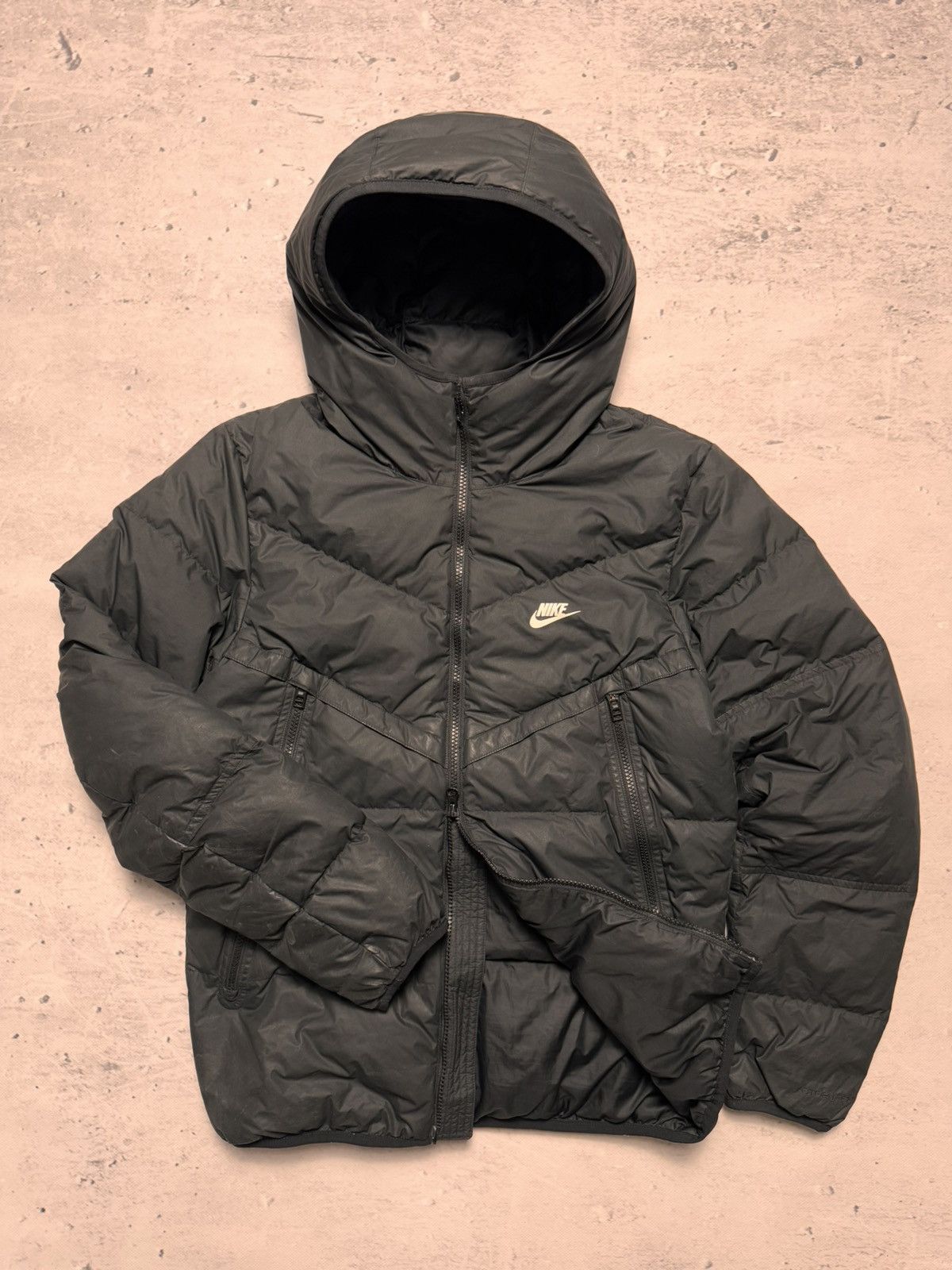 Nike × Nike ACG NIKE PUFFER DOWN BASIC LOGO OVERSIZE NYLON JACKET Size US XS / EU 42 / 0 - 6 Thumbnail