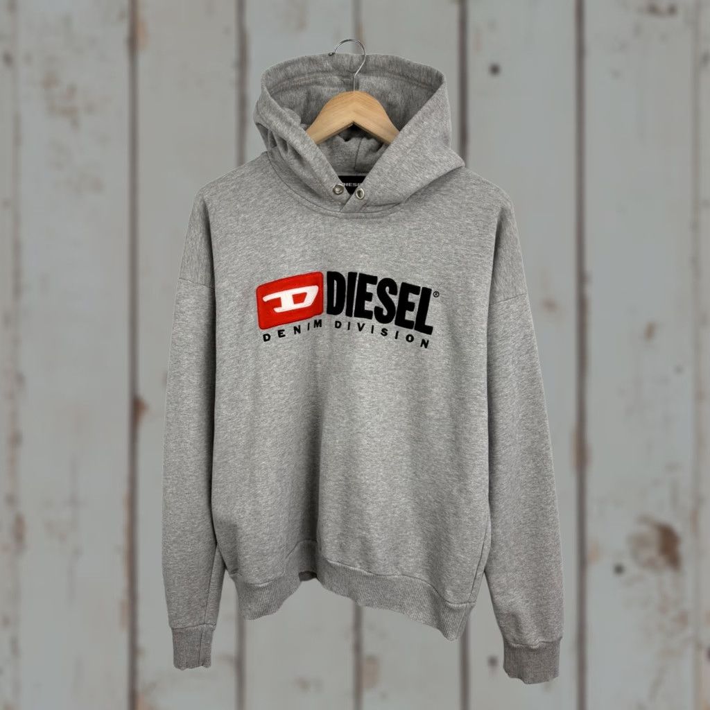 Diesel VINTAGE Diesel Hoodie Mens Classic Retro Gray M shirt? Size US M / EU 48-50 / 2 - 1 Thumbnail