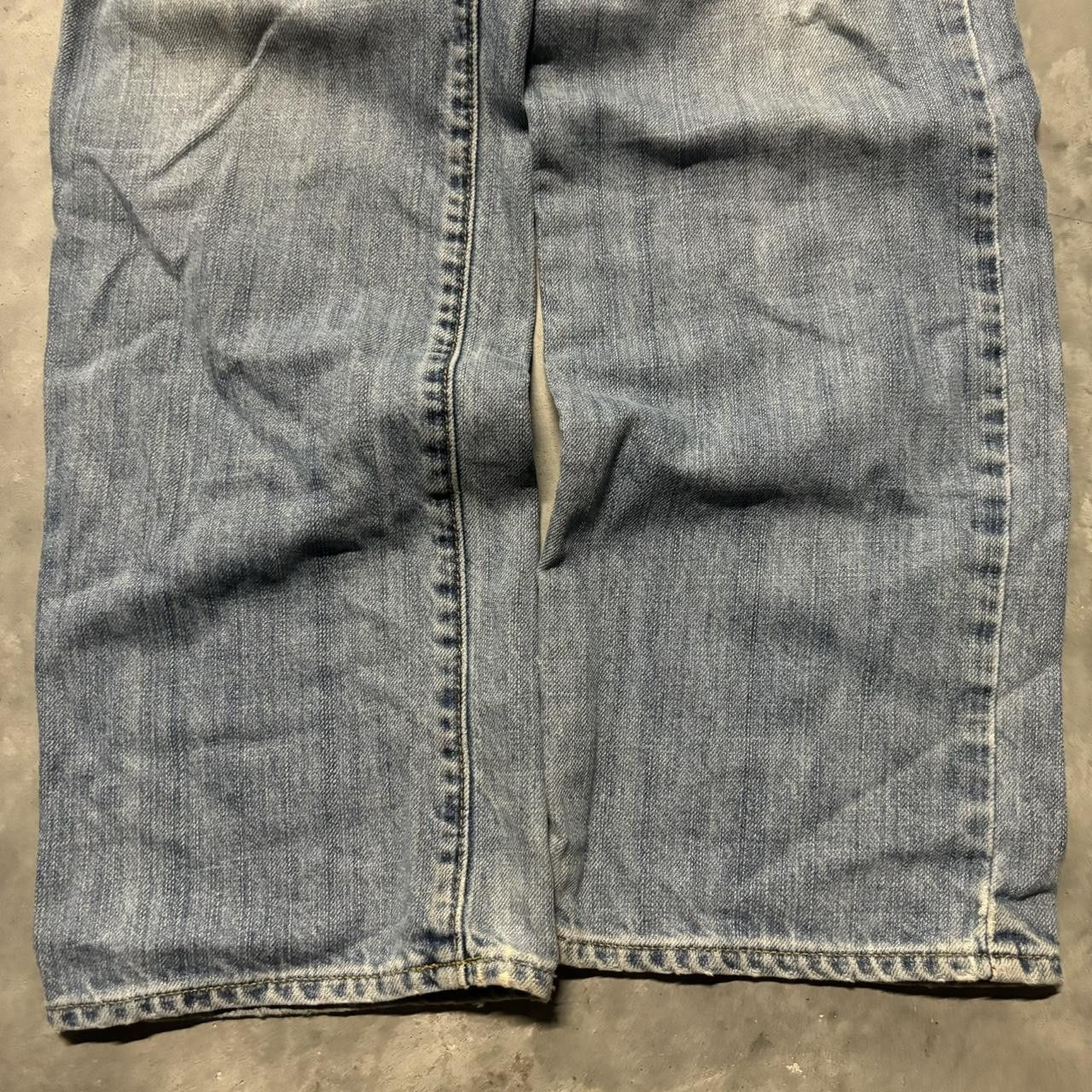 Japanese Brand × Vintage Crazy Vintage Y2K/2000s Grunge Faded Medium Wash Essential Denim Jeans! Size US 30 / EU 46 - 6 Thumbnail