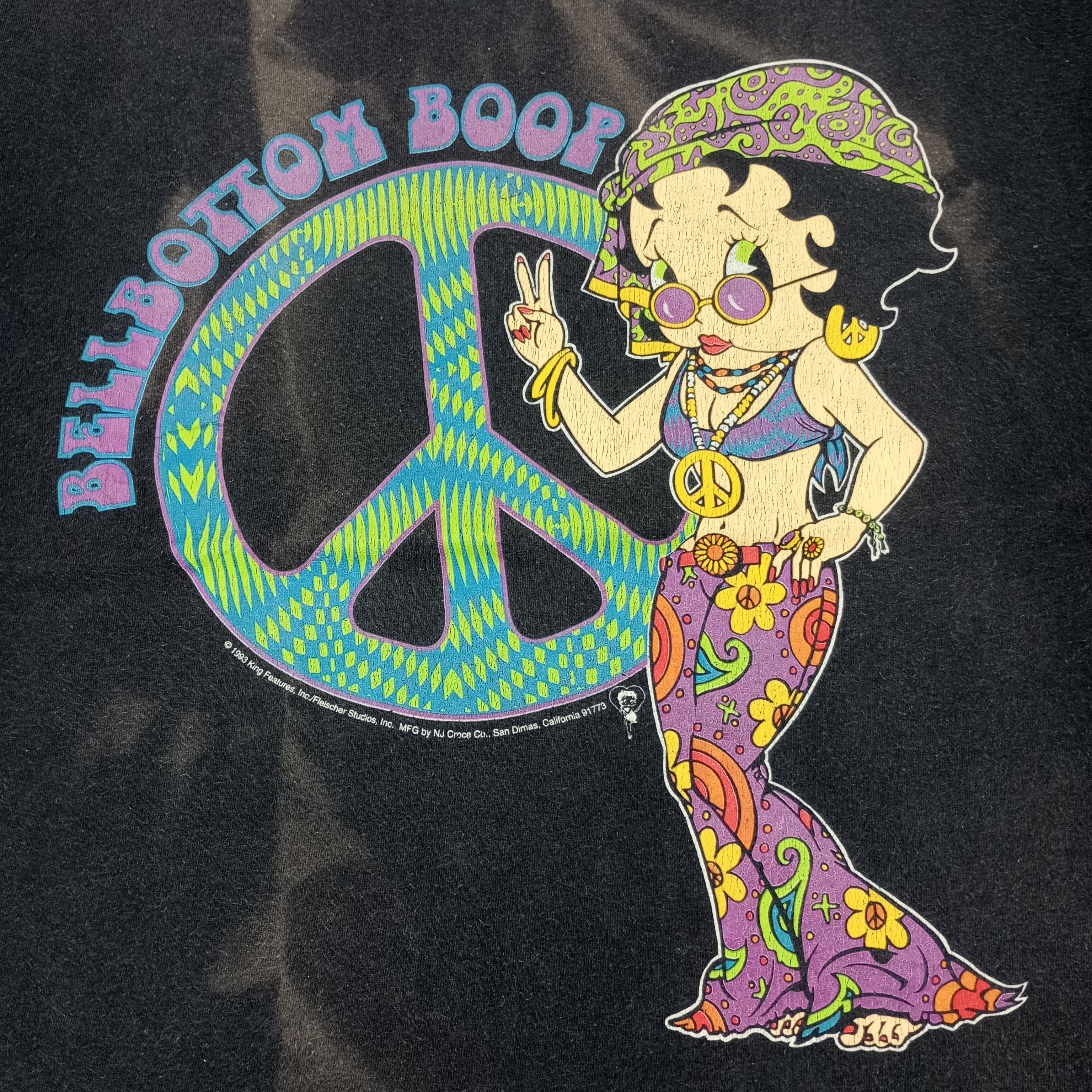 Vintage Vintage Betty Boop Cartoon Tshirt c239n9 Size US L / EU 52-54 / 3 - 2 Thumbnail