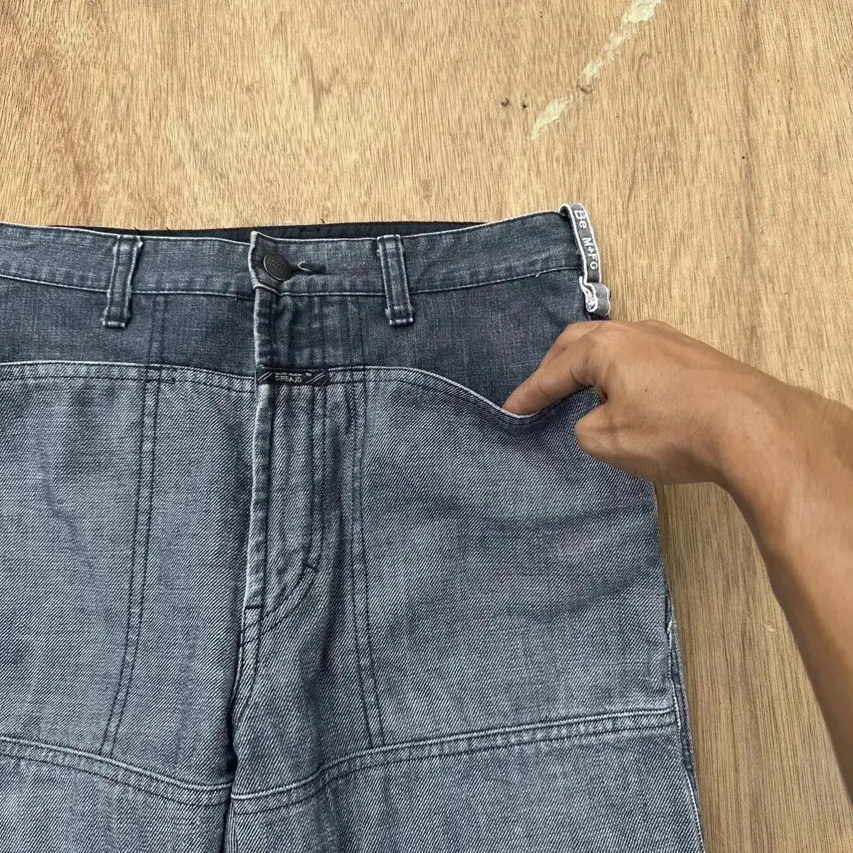 Marithe + Francois Girbaud UNIQUE‼️MARITHE FRANCOIS GIRBAUD JEAN SELVEDGE PATHWORK RARE Size US 26 / EU 42 - 3 Thumbnail