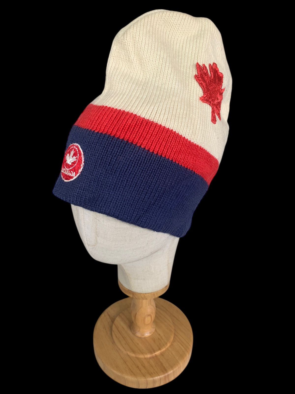 Japanese Brand × Kapital × Vintage Vintage Ski Canada Knitted Wool winter sessions beanie hats Size ONE SIZE - 2 Thumbnail
