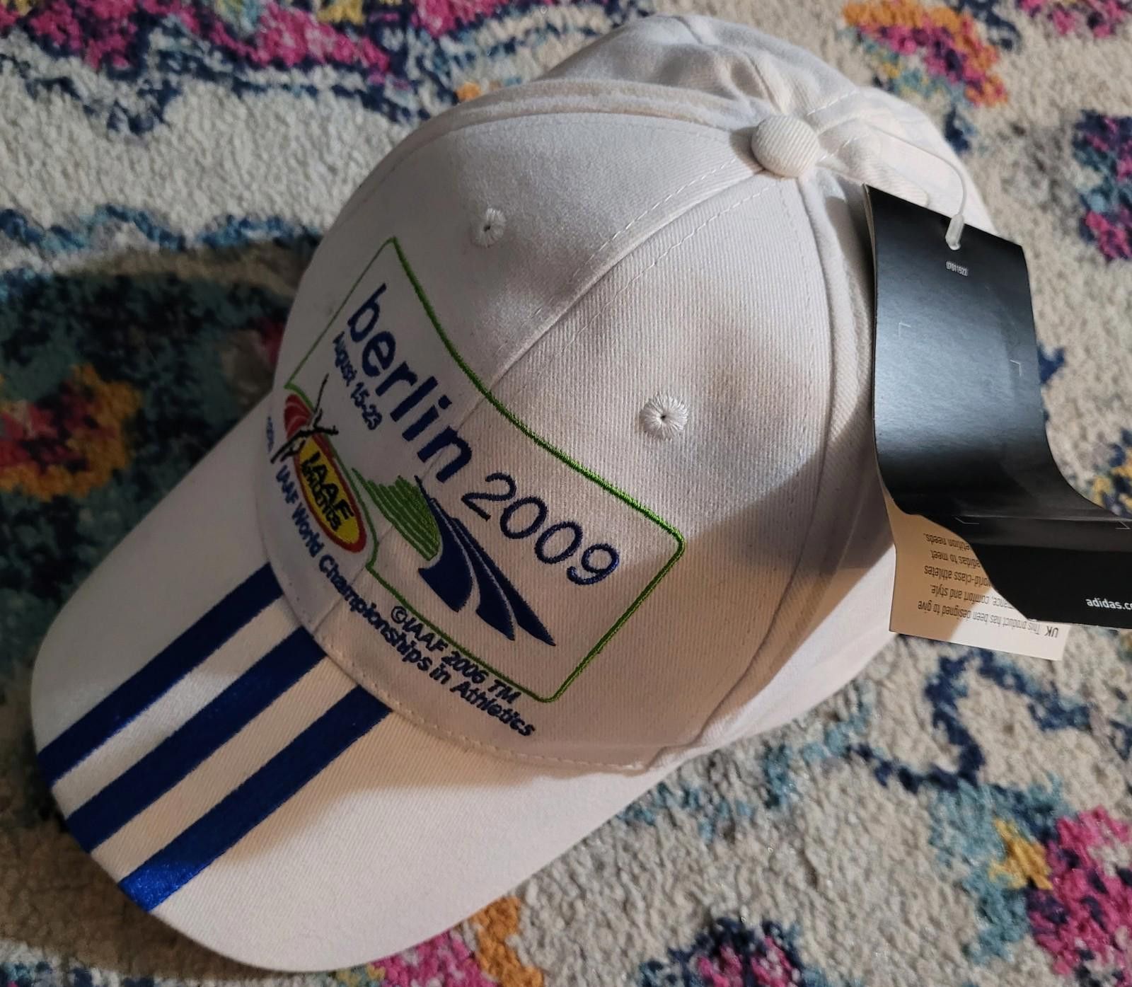Adidas IAAF World Championship Athletics BERLIN 2009 adidas hat NWT Size ONE SIZE - 1 Thumbnail