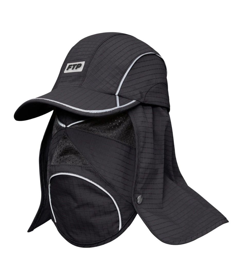 Fuck The Population FTP piping facemask running hat black Size ONE SIZE - 4 Thumbnail
