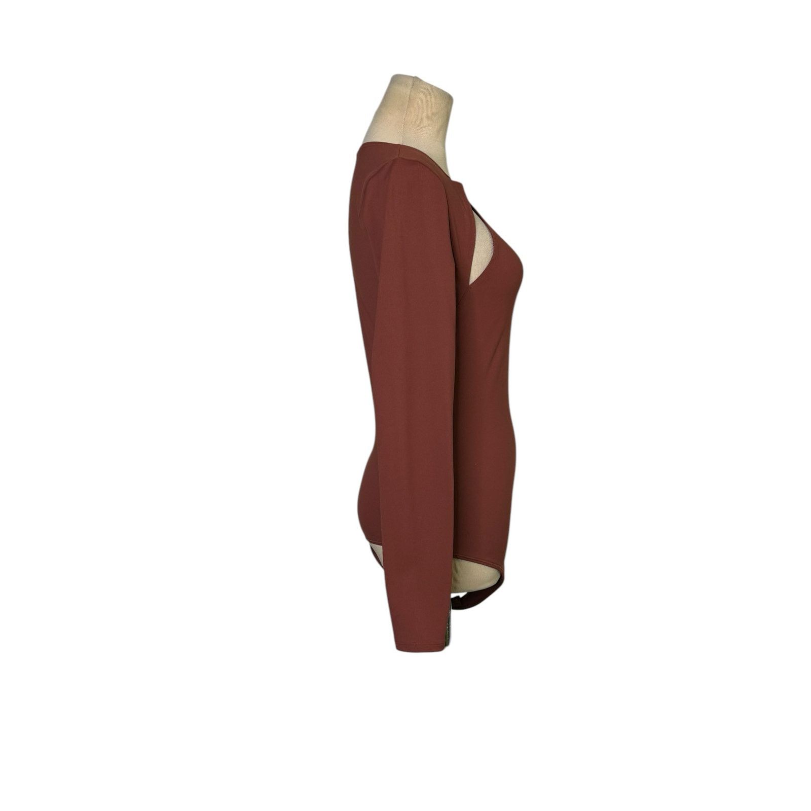 Abercrombie & Fitch Abercrombie & Fitch Brown Cutout Bodysuit size Small Size S / US 4 / IT 40 - 7 Thumbnail