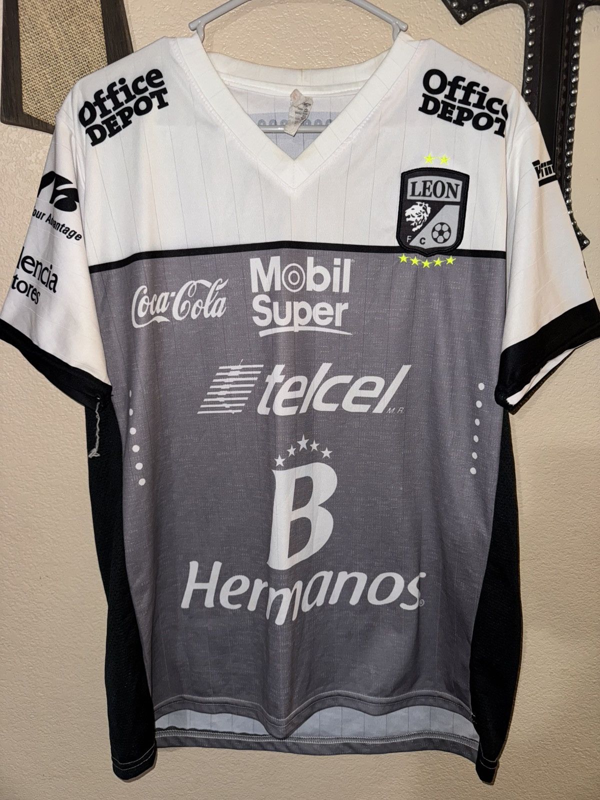 Vintage Vintage Liga Mx Leon Soccer Jersey M Size US M / EU 48-50 / 2 - 1 Thumbnail