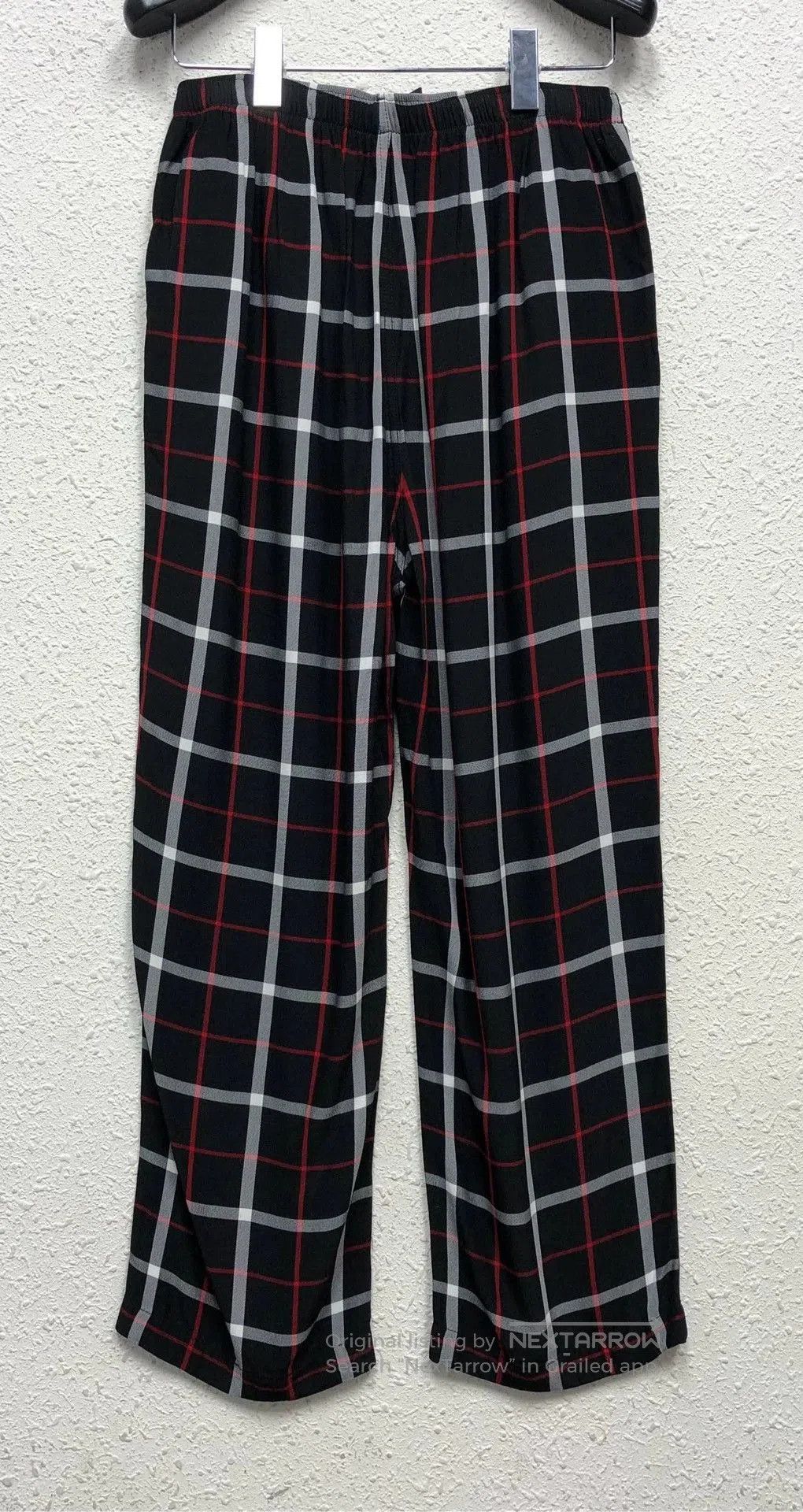 Balenciaga balenciaga black red check relaxation pants. Size US 28 / EU 44 - 1 Thumbnail